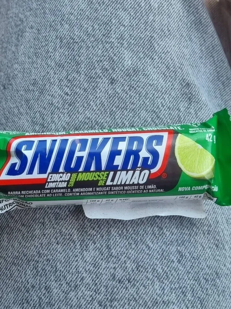 Chocolate Mousse De Limão Snickers Pacote 42g