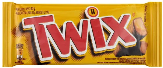 Bombom Twix Pacote 40g
