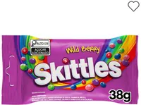 Bala de Frutas SKITTLES 38g - Sabor Wild Berry
