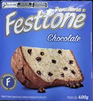 Panettone com gotas sabor chocolate ao leite