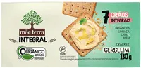 Biscoito Cracker Com Gergelim Integral Orgânico Mãe Terra Pacote 130g