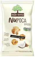 Pipoca Pronta Doce Orgânica Caramelo Com Coco Mãe Terra Pacote 40g