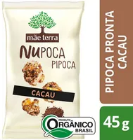 Pipoca doce cacau 45g mãe terra