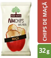 Maçã Desidratada Crocante Mãe Terra Pacote 32g