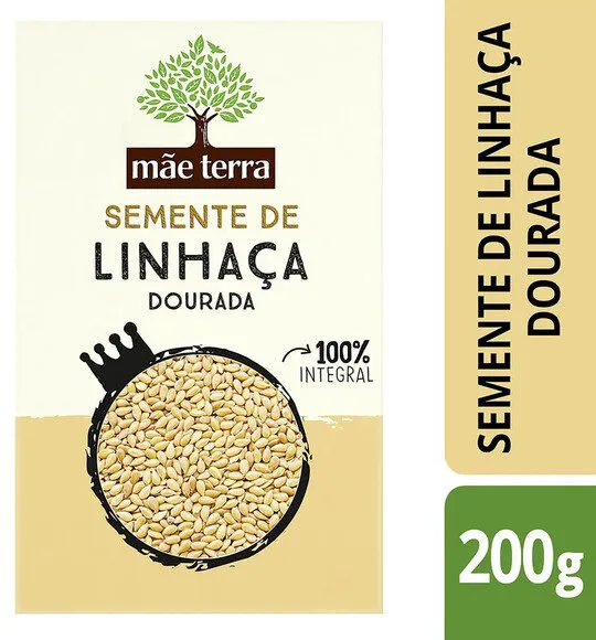 Linhaça Dourada Integral Mãe Terra Caixa 200g