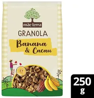 Granola Banana E Cacau Mãe Terra Pacote 250g