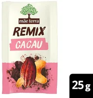 Mix De Frutas E Sementes Cacau Mãe Terra Remix Pacote 25g