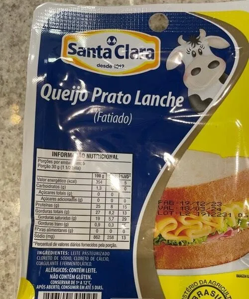 Queijo Prato Lanche