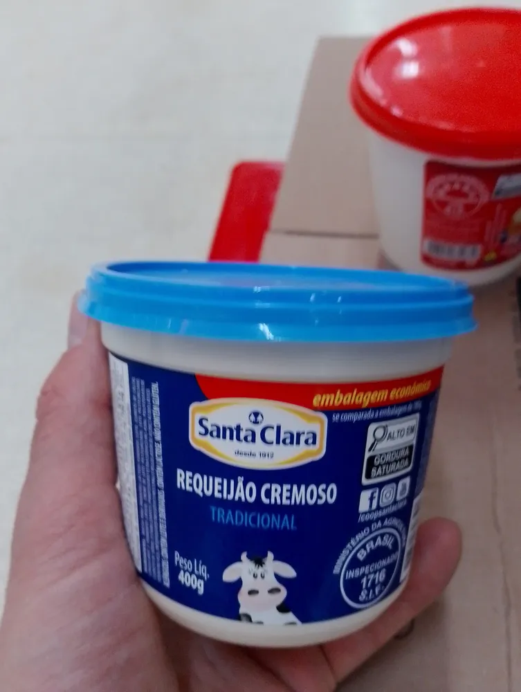 Requeijão santa clara 400g