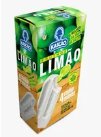 Pack Picolé Limão Kascão Fruthos Caixa 232g 4 Unidades