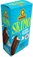 Pack Picolé Skimo Cobertura Chocolate Meio Amargo Kascão Caixa 240g 4 Unidades