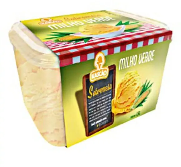 Sorvete Milho Verde Kascão Sobremesa Pote 1,5l