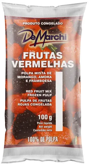 Polpa De Frutas Vermelhas De Marchi Pacote 100g