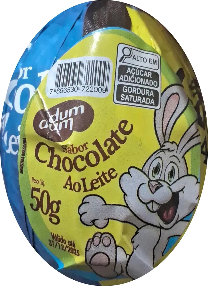 Ovo de páscoa sabor chocolate ao leite