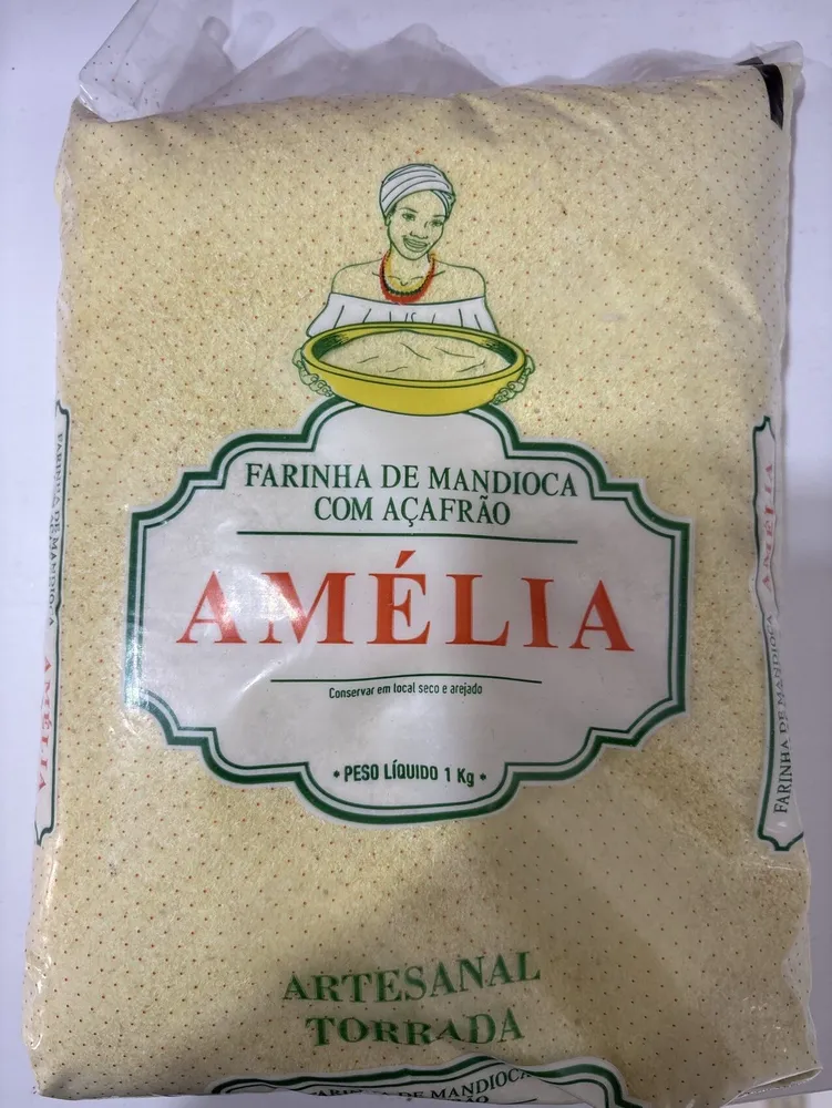 Farinha De Mandioca Com Açafrão