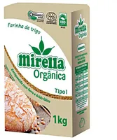 Farinha De Trigo Tipo 1 Orgânica Mirella Pacote 1kg
