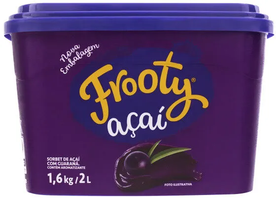 Sorbet Açaí Frooty Pote 2l