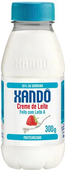 Creme De Leite Pasteurizado Xandô Frasco 300g
