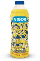Leite Fermentado Desnatado Minions Vigor Garrafa 800g Tamanho Família