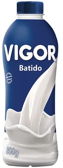 Iogurte Parcialmente Desnatado Batido Vigor Garrafa 800g