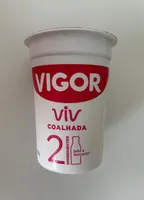Iogurte Parcialmente Desnatado Coalhada Vigor Viv Copo 150g