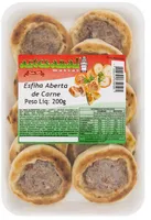 Esfirra Aberta Carne Artesanal Massas Bandeja 200g