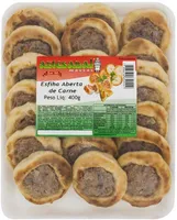Esfirra Aberta Carne Artesanal Massas Bandeja 400g
