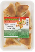 Esfirra Fechada Carne Artesanal Massas Bandeja 200g