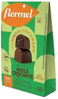 Bombom Recheio Creme Avelã Crocante Flormel Pouch 75g 5 Unidades