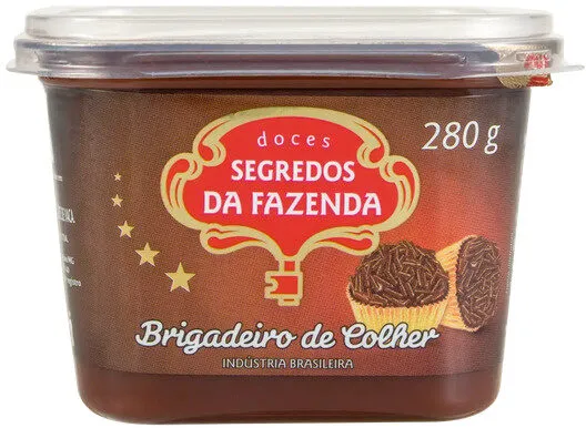 Brigadeiro De Colher Segredos Da Fazenda Pote 280g