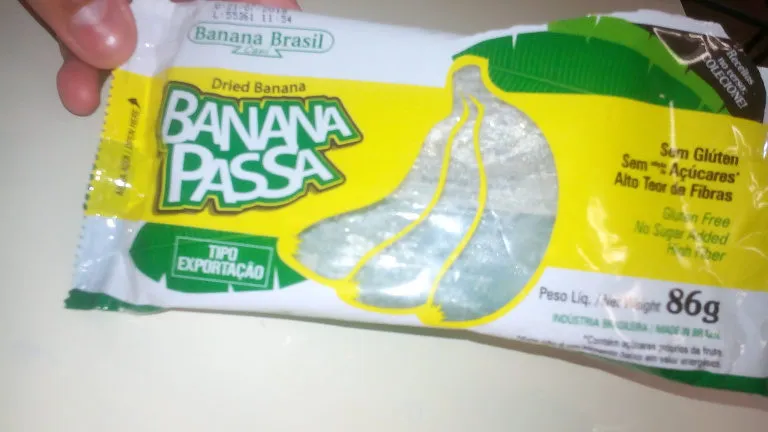 Banana Passa Banana Brasil Caixa 774g 9 Unidades