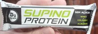 Barra de proteínas com coco e cobertura de chocolate branco Supino protein
