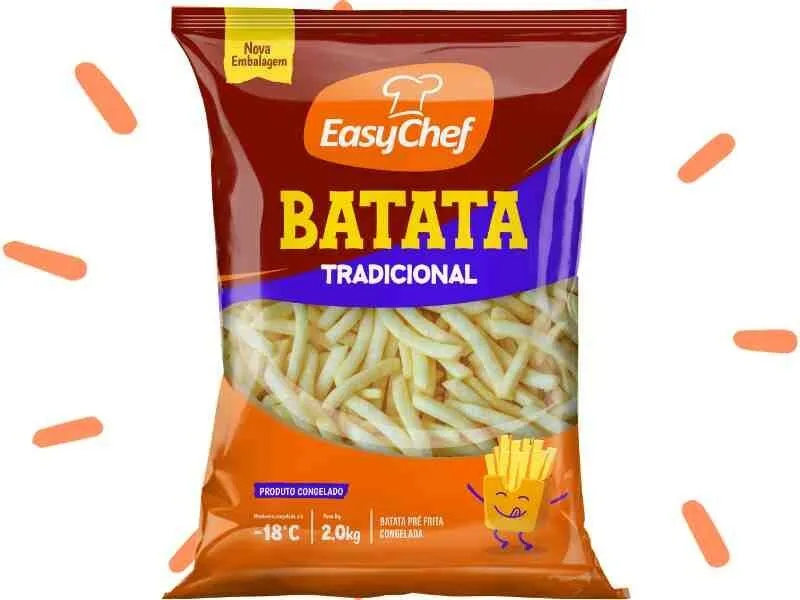 Batata pré frita congelada