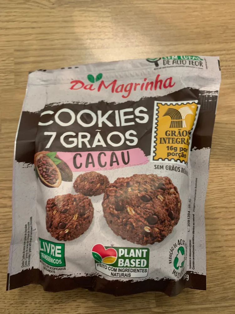 Cookies 7 Grãos Cacau