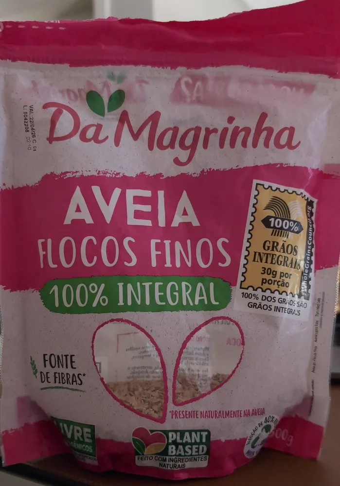Aveia Flocos Finos 100% Integral