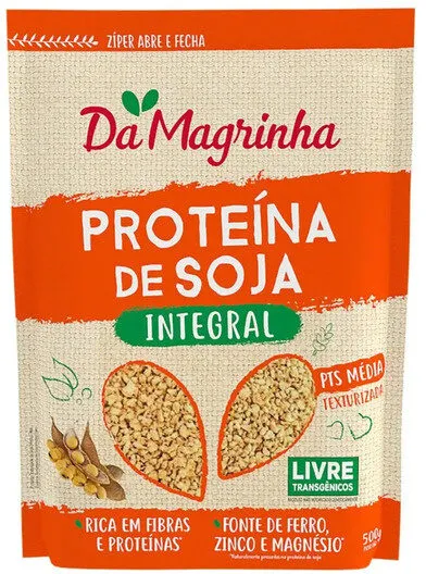 Proteína Texturizada De Soja Média Integral Da Magrinha Pouch 500g