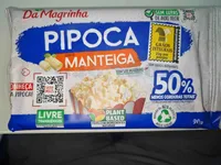 Pipoca sabor manteiga