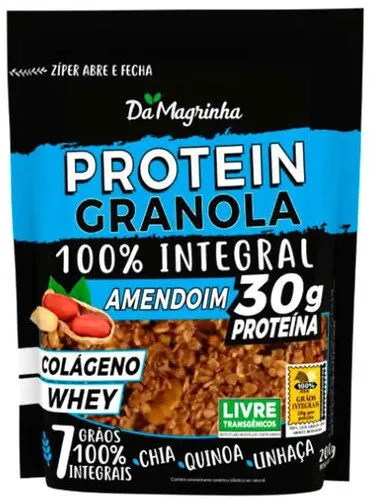 Granola Amendoim Da Magrinha Protein Pouch 200g