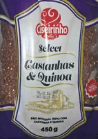 Pão integral (50%) com castanha e quinoa