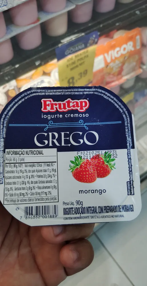 Frutas Grego de morango - Frutap - Frutap - Frutap
