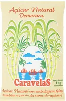 Açúcar Demerara Caravelas Pacote 1kg