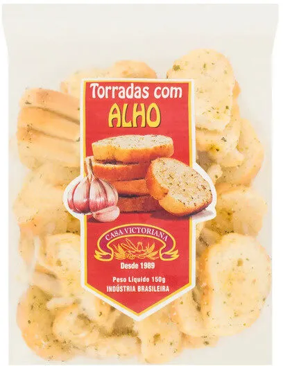 Torrada Alho Casa Victoriana Pacote 150g