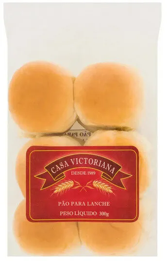 Pão Para Lanche Casa Victoriana Pacote 300g