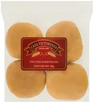 Pão Para Hambúrguer Casa Victoriana Pacote 200g