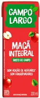 Suco Integral Maçã Campo Largo Caixa 200ml