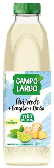 Chá Verde Gengibre E Limão Campo Largo Garrafa 900ml