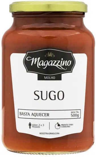 Molho Sugo Magazzino Vidro 500g