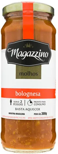 Molho De Tomate à Bolonhesa Magazzino Vidro 300g