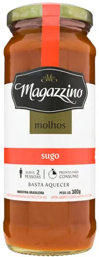 Molho De Tomate Magazzino Vidro 300g