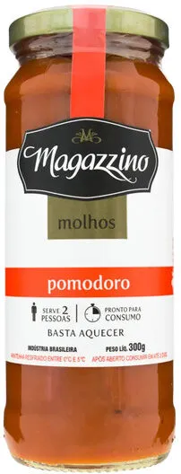 Molho De Tomate Pomodoro Magazzino Vidro 300g